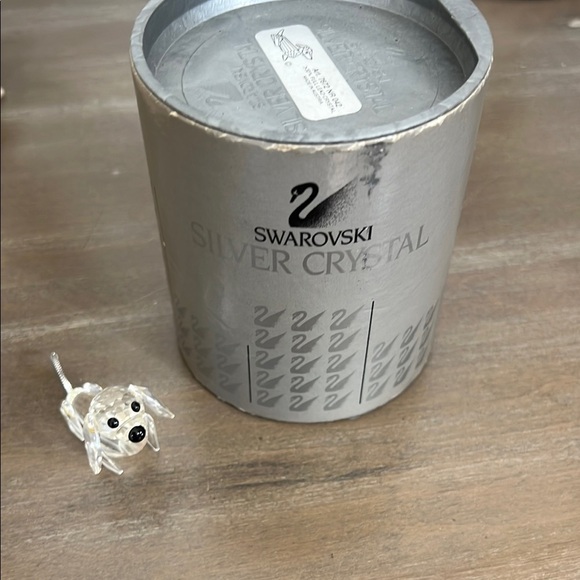 Swarovski Other - SWAROVSKI Dashshund Mini Short Nose Metal Tail Crystal Figurine